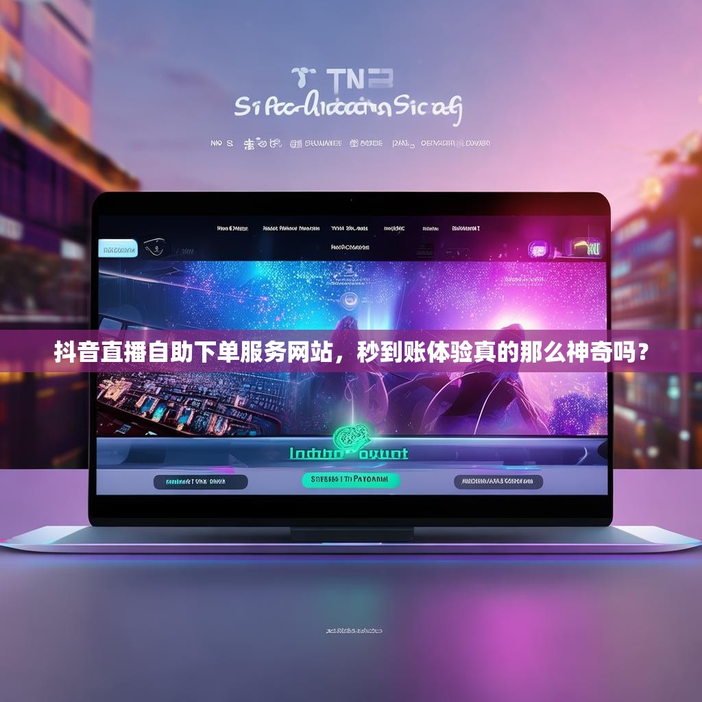 抖音直播自助下单服务网站，秒到账体验真的那么神奇吗？