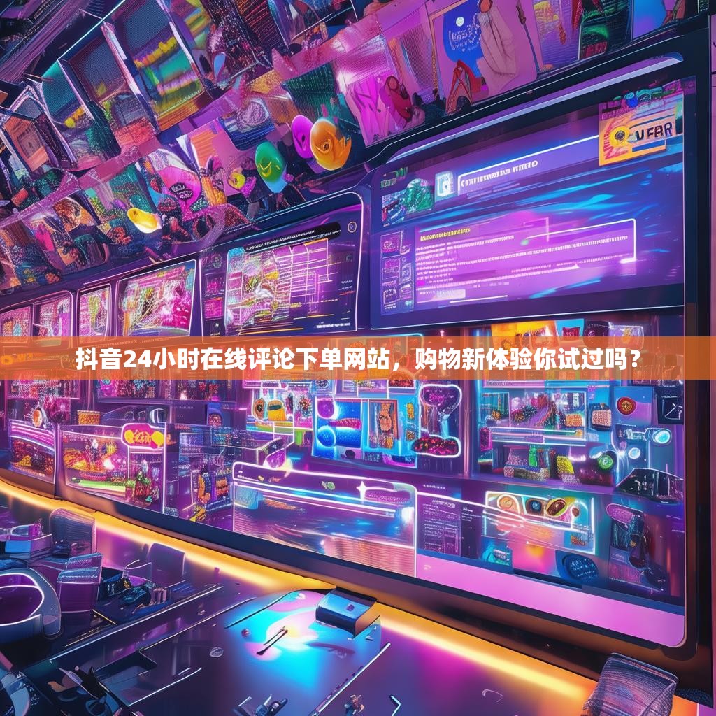 抖音24小时在线评论下单网站，购物新体验你试过吗？