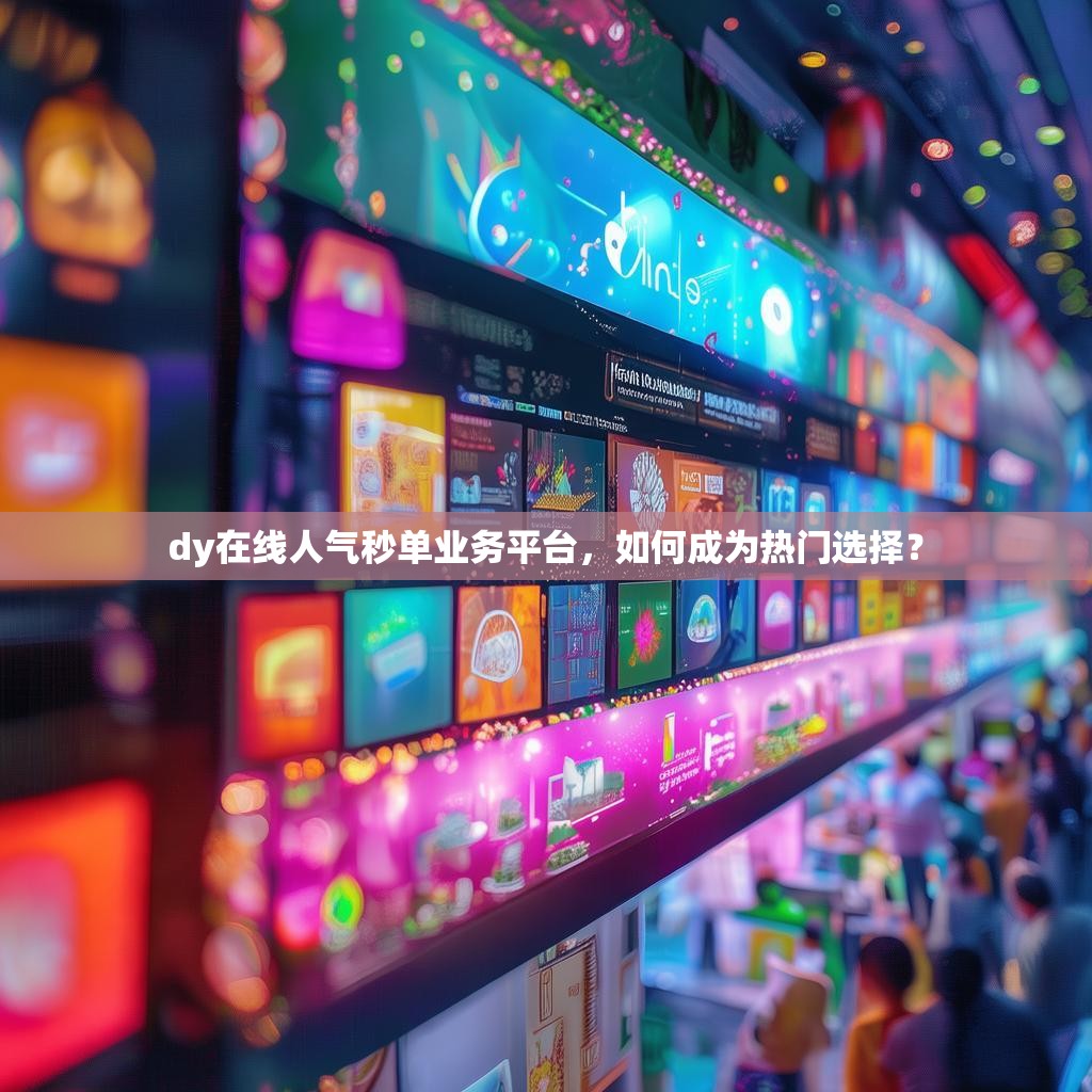 dy在线人气秒单业务平台，如何成为热门选择？