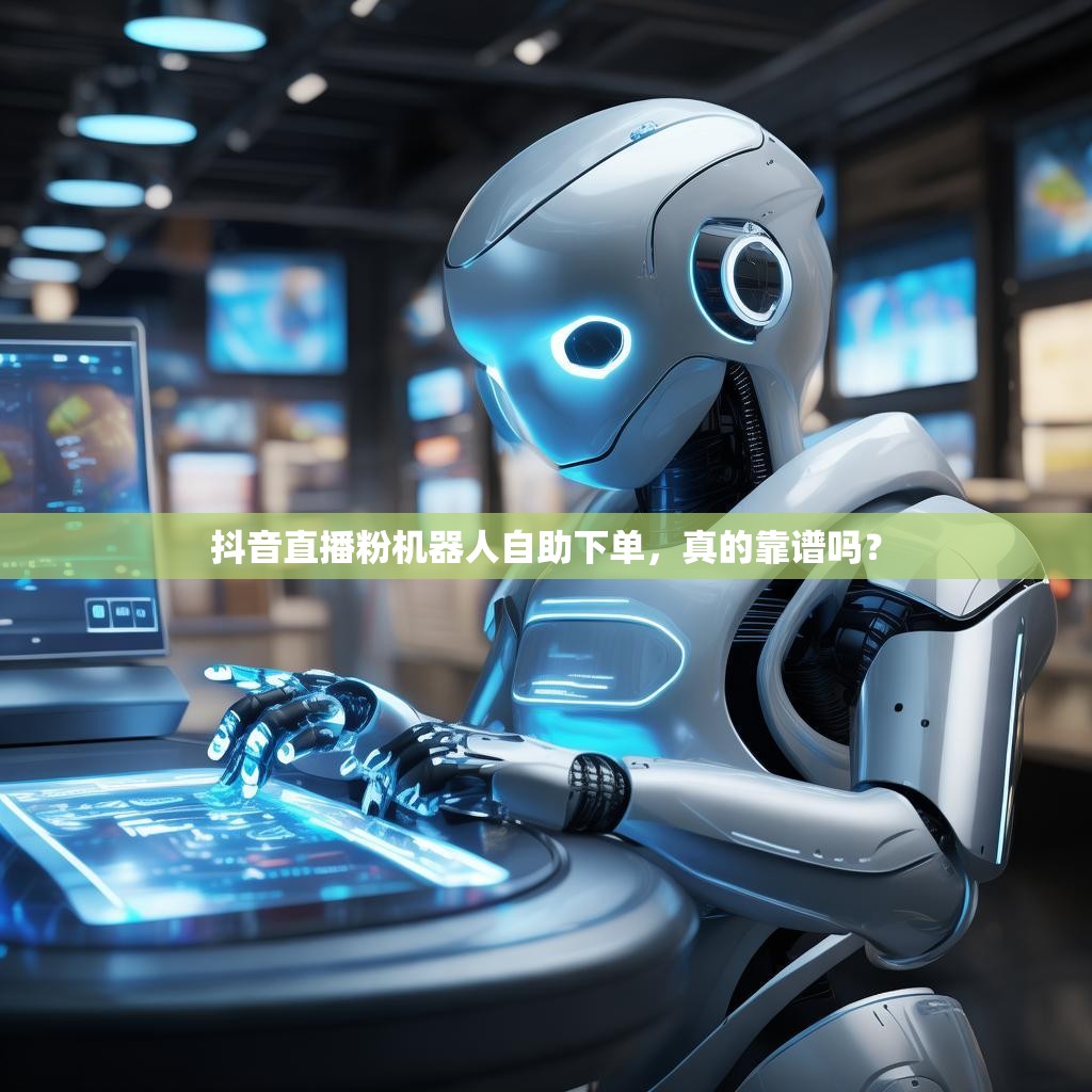 抖音直播粉机器人自助下单，真的靠谱吗？