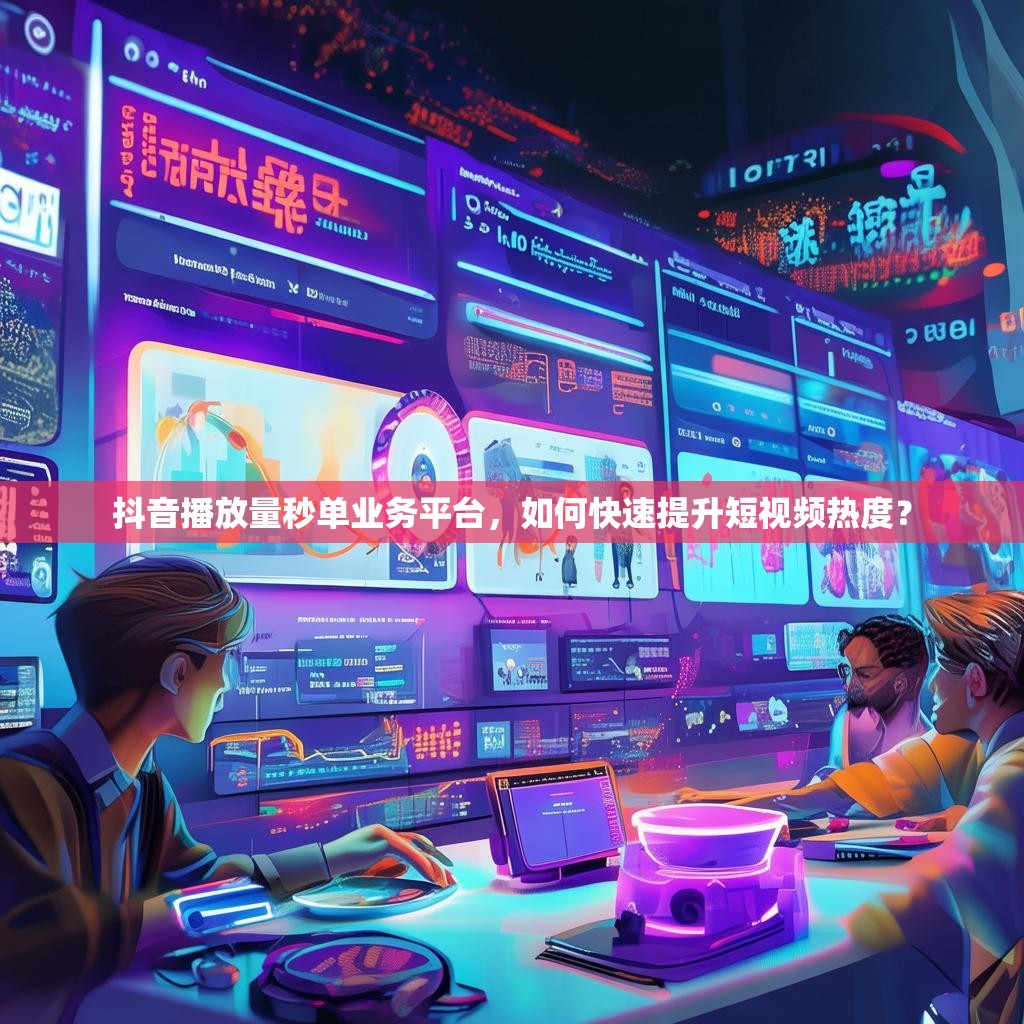 抖音播放量秒单业务平台，如何快速提升短视频热度？