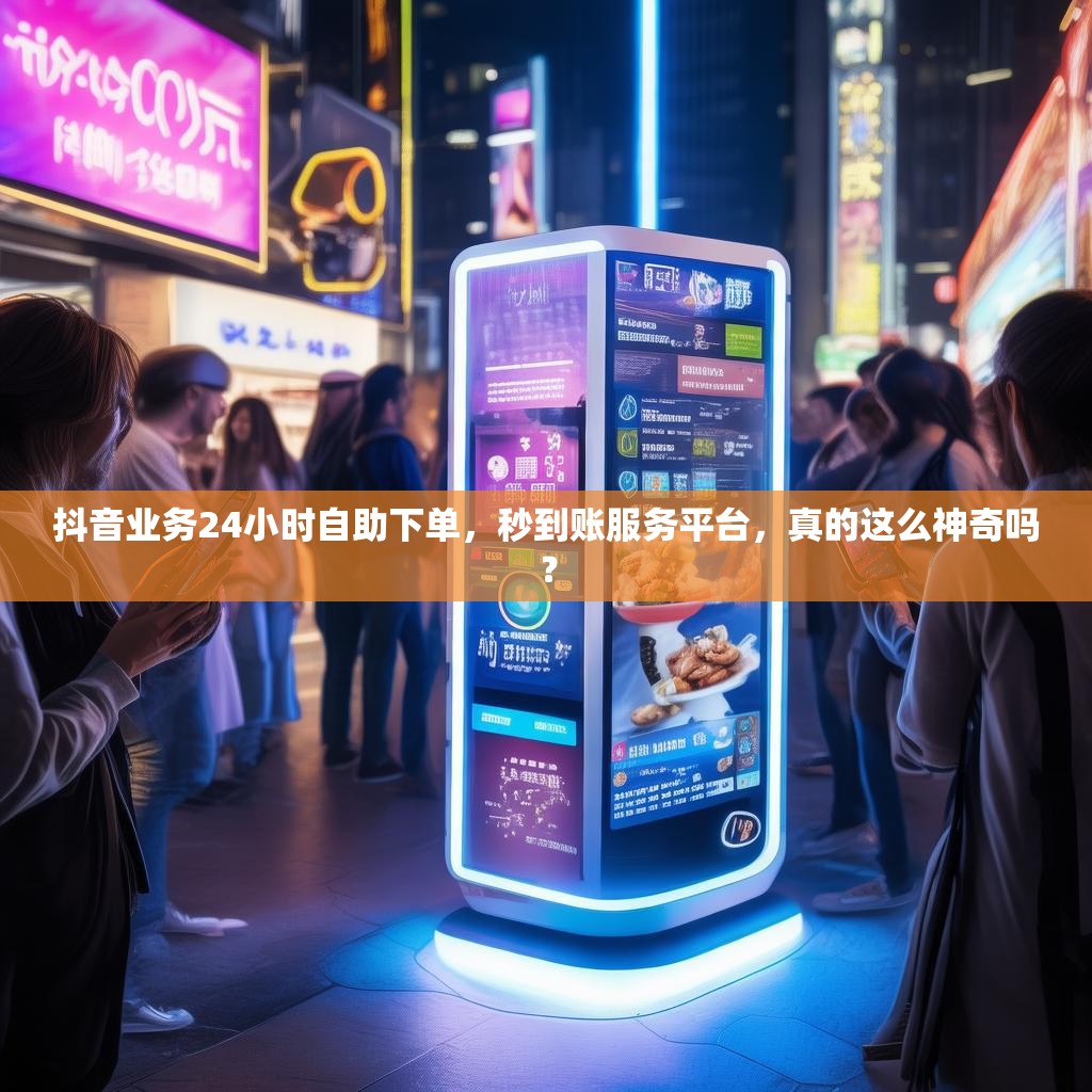 抖音业务24小时自助下单，秒到账服务平台，真的这么神奇吗？