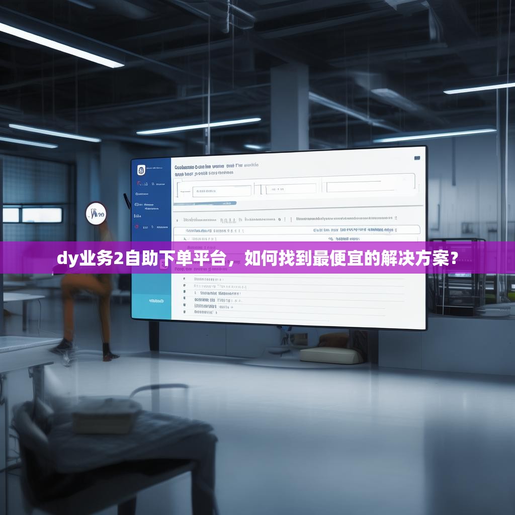 dy业务2自助下单平台，如何找到最便宜的解决方案？