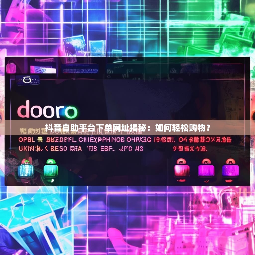 抖音自助平台下单网址揭秘：如何轻松购物？
