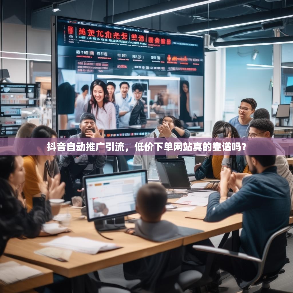 抖音自动推广引流，低价下单网站真的靠谱吗？