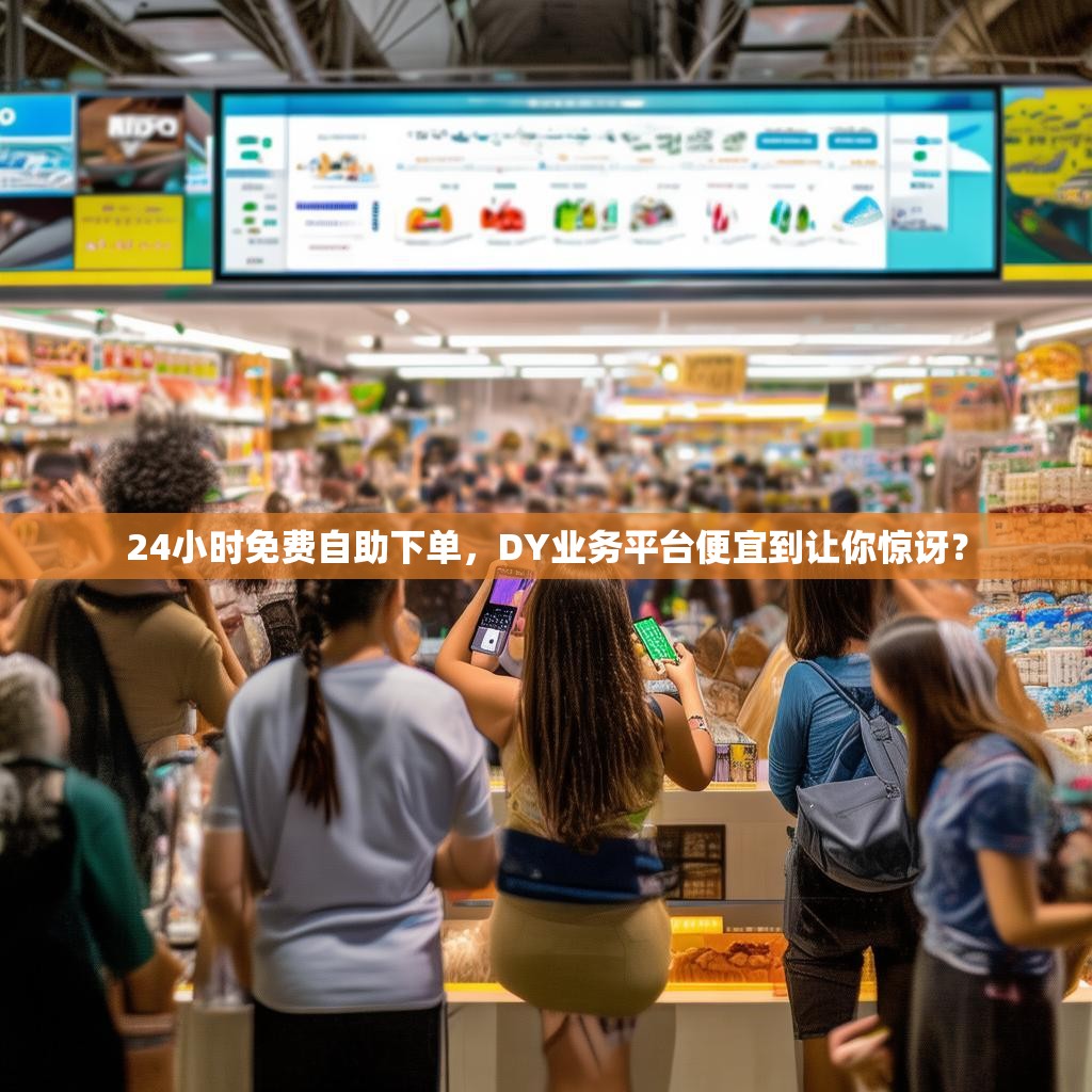 24小时免费自助下单，DY业务平台便宜到让你惊讶？
