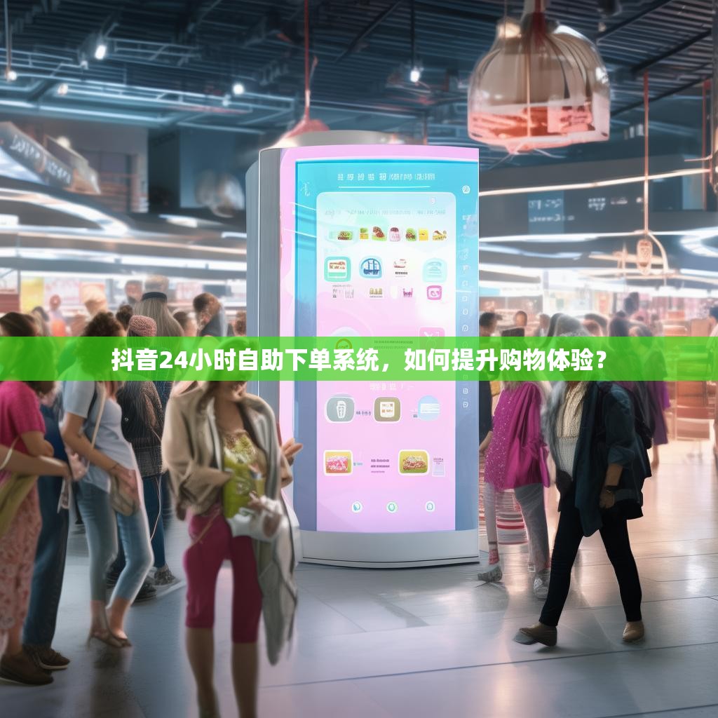抖音24小时自助下单系统，如何提升购物体验？