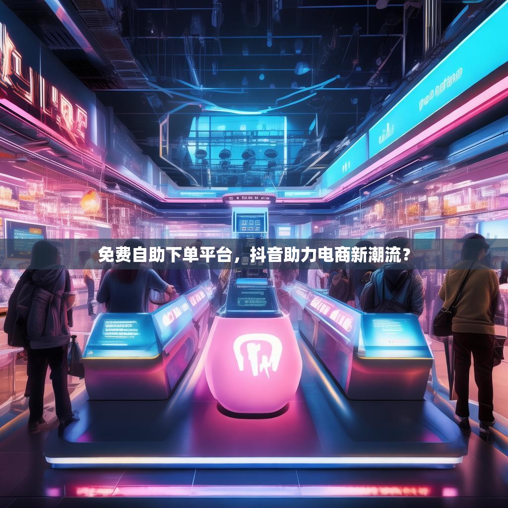免费自助下单平台，抖音助力电商新潮流？